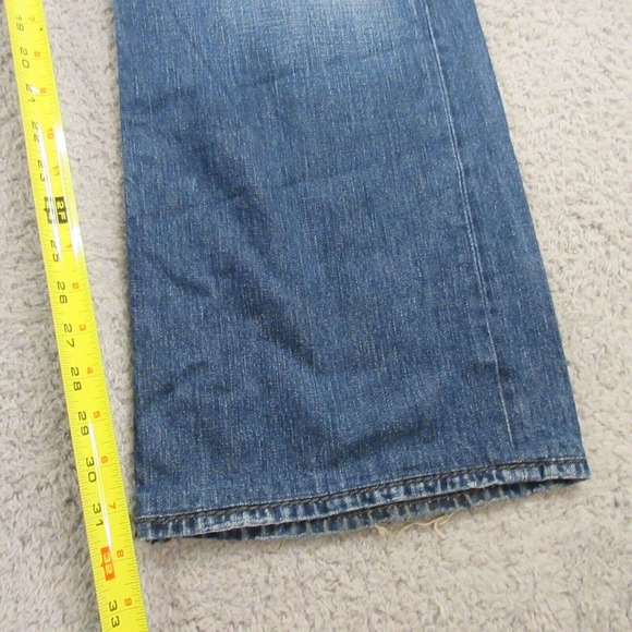 True Religion Mens Billy Giant Big T Stitch Bootcut Jeans size 36 x 32 USA VTG - Picture 11 of 12